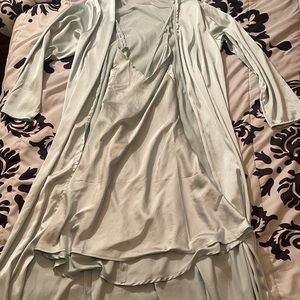 Two piece satin dress w/ cover. Very sexy and classy .